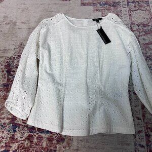 Banana Republic Women's White Blouse Size Small-Brand New!!